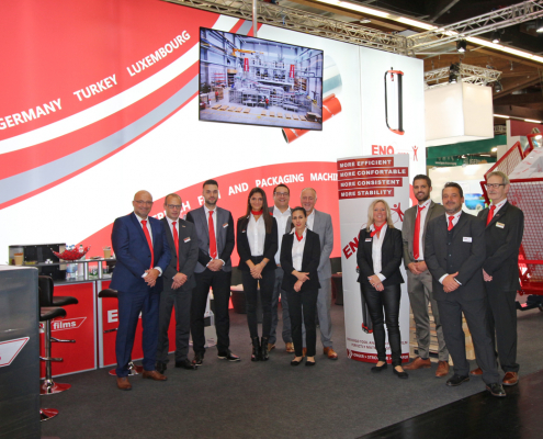 Gruppenbild unserer Mitarbeiter von der Messe Logimat 2019